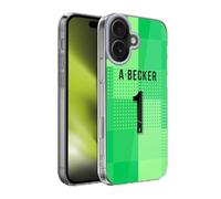 Head Case Designs Licenza Ufficiale Liverpool Football Club Alisson Becker 2021/22 Giocatori Home Kit Gruppo 1 Custodia in Gel [Protezione di Grado Militare] Compatibile con Apple iPhone 17