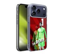 Head Case Designs Licenza Ufficiale Liverpool Football Club Alisson Becker 2021/22 Prima Squadra Custodia in Gel [Protezione di Grado Militare] Compatibile con Apple iPhone 17 PRO Max