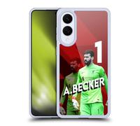 Head Case Designs Licenza Ufficiale Liverpool Football Club Alisson Becker 2021/22 Prima Squadra Custodia in Gel [Protezione di Grado Militare] Compatibile con Samsung Galaxy S25 Edge