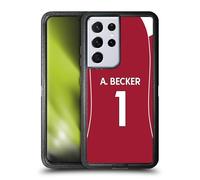 Head Case Designs Licenza Ufficiale Liverpool Football Club Alisson Becker 2025/26 Giocatori Divisa Casa 1° Gruppo Custodia Antiurto Ultra Blindata Compatibile con Samsung Galaxy S21 Ultra 5G