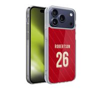 Head Case Designs Licenza Ufficiale Liverpool Football Club Andrew Robertson 2021/22 Giocatori Home Kit Gruppo 1 Custodia in Gel [Protezione di Grado Militare] Compatibile con Apple iPhone 17 PRO
