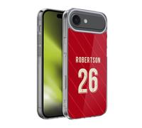 Head Case Designs Licenza Ufficiale Liverpool Football Club Andrew Robertson 2021/22 Giocatori Home Kit Gruppo 1 Custodia in Gel [Protezione di Grado Militare] Compatibile con Apple iPhone 17 Air