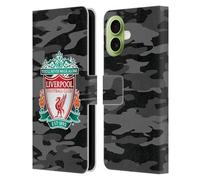 Head Case Designs Licenza Ufficiale Liverpool Football Club Away Cresto Colorato Camou Custodia Portafoglio in Pelle Compatibile con Apple iPhone 17