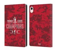 Head Case Designs Licenza Ufficiale Liverpool Football Club Camouflage Digitale Campioni della Premier League 2025 Custodia Portafoglio in Pelle Compatibile con Apple iPad Mini (2021/2024)