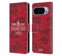 Head Case Designs Licenza Ufficiale Liverpool Football Club Camouflage Digitale Campioni Della Premier League 2025 Custodia Portafoglio in Pelle Compatibile con Google Pixel 10 Pro XL