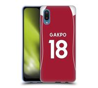 Head Case Designs Licenza Ufficiale Liverpool Football Club Cody Gakpo 2025/26 Giocatori Divisa Casa 2° Gruppo Custodia in Gel [Grado Militare] Compatibile con Samsung Galaxy A02/M02 (2021)