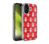 Head Case Designs Licenza Ufficiale Liverpool Football Club Colore Pieno Stemma E Liver Bird Modelli Custodia in Gel [Protezione di Grado Militare] Compatibile con Apple iPhone 17