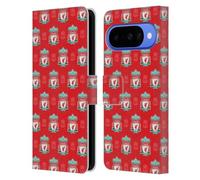 Head Case Designs Licenza Ufficiale Liverpool Football Club Colore Pieno Stemma E Liver Bird Modelli Custodia Portafoglio in Pelle Compatibile con Google Pixel 10