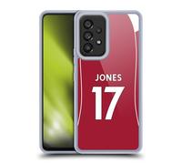 Head Case Designs Licenza Ufficiale Liverpool Football Club Curtis Jones 2025/26 Giocatori Divisa Casa 2° Gruppo Custodia in Gel [Grado Militare] Compatibile con Samsung Galaxy A53 5G (2022)