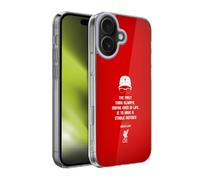 Head Case Designs Licenza Ufficiale Liverpool Football Club Difesa Frasi Klopp Custodia in Gel [Protezione di Grado Militare] Compatibile con Apple iPhone 17