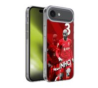Head Case Designs Licenza Ufficiale Liverpool Football Club Fabinho 2021/22 Prima Squadra Custodia in Gel [Protezione di Grado Militare] Compatibile con Apple iPhone 17 Air