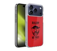 Head Case Designs Licenza Ufficiale Liverpool Football Club Faccia Intera Rossa Illustrazioni Jurgen Klopp Custodia in Gel [Protezione di Grado Militare] Compatibile con Apple iPhone 17 PRO