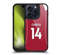Head Case Designs Licenza Ufficiale Liverpool Football Club Federico Chiesa 2025/26 Giocatori Divisa Casa 1° Gruppo Cover in Gel Rinforzata [Grado Militare] Compatibile con Apple iPhone 15 PRO