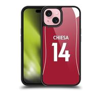 Head Case Designs Licenza Ufficiale Liverpool Football Club Federico Chiesa 2025/26 Giocatori Divisa Casa 1° Gruppo Cover in Gel Rinforzata [Grado Militare] Compatibile con Apple iPhone 15
