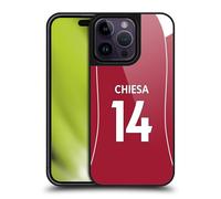 Head Case Designs Licenza Ufficiale Liverpool Football Club Federico Chiesa 2025/26 Giocatori Divisa Casa 1° Gruppo Cover in Gel Rinforzata [Grado Militare] Compatibile con Apple iPhone 14 PRO Max