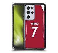 Head Case Designs Licenza Ufficiale Liverpool Football Club Florian Wirtz 2025/26 Giocatori Divisa Casa 1° Gruppo Custodia Antiurto Ultra Blindata Compatibile con Samsung Galaxy S21 Ultra 5G