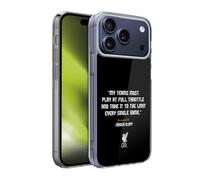 Head Case Designs Licenza Ufficiale Liverpool Football Club Full Throttle Frasi Klopp Custodia in Gel [Protezione di Grado Militare] Compatibile con Apple iPhone 17 PRO Max