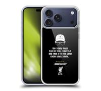 Head Case Designs Licenza Ufficiale Liverpool Football Club Full Throttle Icona Frasi Klopp Custodia in Gel [Protezione di Grado Militare] Compatibile con Apple iPhone 17 PRO Max