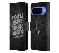Head Case Designs Licenza Ufficiale Liverpool Football Club Grigio Pixel Ynwa Retro Liver Bird Ynwa Custodia Portafoglio in Pelle Compatibile con Google Pixel 10