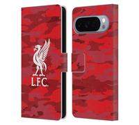 Head Case Designs Licenza Ufficiale Liverpool Football Club Home Liver Bird Colorato Camou Custodia Portafoglio in Pelle Compatibile con Google Pixel 10 Pro XL