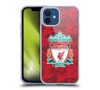 Head Case Designs Licenza Ufficiale Liverpool Football Club Home Red Crest Digital Camouflage Custodia in Gel [Grado Militare] Compatibile Con Apple iPhone 12 / iPhone 12 Pro E Compatibile Con MagSafe