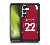 Head Case Designs Licenza Ufficiale Liverpool Football Club Hugo Ekitiké 2025/26 Giocatori Divisa Casa 1° Gruppo Custodia Antiurto Ultra Blindata Compatibile con Samsung Galaxy S24 5G
