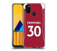 Head Case Designs Licenza Ufficiale Liverpool Football Club Jeremie Frimpong 2025/26 Giocatori Divisa Casa 1° Gruppo Custodia in Gel [Grado Militare] Compatibile con Galaxy M30s (2019)/M21 (2020)