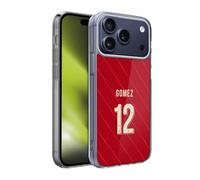 Head Case Designs Licenza Ufficiale Liverpool Football Club Joe Gomez 2021/22 Giocatori Home Kit Gruppo 1 Custodia in Gel [Protezione di Grado Militare] Compatibile con Apple iPhone 17 PRO Max