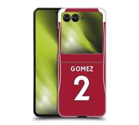 Head Case Designs Licenza Ufficiale Liverpool Football Club Joe Gomez 2025/26 Giocatori Divisa Casa 2° Gruppo Custodia Cover Dura per Parte Posteriore Compatibile con RAZR 40 Ultra/RAZR+ 2023