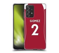 Head Case Designs Licenza Ufficiale Liverpool Football Club Joe Gomez 2025/26 Giocatori Divisa Casa 2° Gruppo Custodia in Gel [Grado Militare] Compatibile con Galaxy A52 / A52s / 5G (2021)