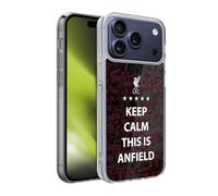 Head Case Designs Licenza Ufficiale Liverpool Football Club Keep Calm Nero Das Ist Anfield Custodia in Gel [Protezione di Grado Militare] Compatibile con Apple iPhone 17 PRO