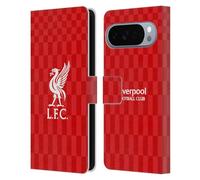 Head Case Designs Licenza Ufficiale Liverpool Football Club Kit Bianco E Rosso Liver Bird Custodia Portafoglio in Pelle Compatibile con Google Pixel 10 Pro XL