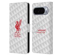 Head Case Designs Licenza Ufficiale Liverpool Football Club Kit Rosso E Bianco Liver Bird Custodia Portafoglio in Pelle Compatibile con Google Pixel 10 Pro XL