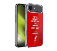 Head Case Designs Licenza Ufficiale Liverpool Football Club Lavoro Interessante Frasi Klopp Custodia in Gel [Protezione di Grado Militare] Compatibile con Apple iPhone 17 Air