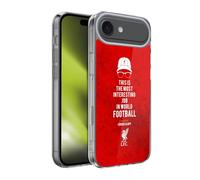 Head Case Designs Licenza Ufficiale Liverpool Football Club Lavoro Interessante Icona Frasi Klopp Custodia in Gel [Protezione di Grado Militare] Compatibile con Apple iPhone 17 Air