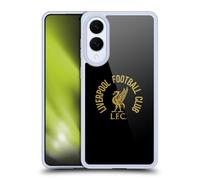 Head Case Designs Licenza Ufficiale Liverpool Football Club LFC Dorato E Nero Liver Bird Custodia in Gel [Protezione di Grado Militare] Compatibile con Samsung Galaxy S25 Edge