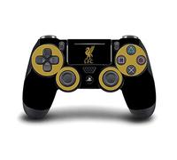 Head Case Designs Licenza Ufficiale Liverpool Football Club Liver Bird Oro su Nero Arte Vinile Sticker Gaming Pelle Adesivo Compatibile con Sony Playstation 4 PS4 DualShock 4 Controller