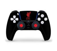 Head Case Designs Licenza Ufficiale Liverpool Football Club Liver Bird Rosso su Nero Arte Vinile Frontalino Sticker Gaming Pelle Adesivo Compatibile con Sony Playstation 5 PS5 DualSense Controller