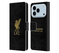 Head Case Designs Licenza Ufficiale Liverpool Football Club Logo Dorato E Nero Liver Bird Custodia Portafoglio in Pelle Compatibile con Apple iPhone 17 PRO
