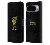Head Case Designs Licenza Ufficiale Liverpool Football Club Logo Dorato E Nero Liver Bird Custodia Portafoglio in Pelle Compatibile con Google Pixel 10 Pro XL