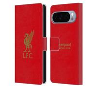 Head Case Designs Licenza Ufficiale Liverpool Football Club Loro Dorato E Rosso Liver Bird Custodia Portafoglio in Pelle Compatibile con Google Pixel 10 Pro XL