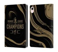 Head Case Designs Licenza Ufficiale Liverpool Football Club Marmo Nero Campioni della Premier League 2025 Custodia Portafoglio in Pelle Compatibile con Apple iPad Mini (2021/2024)