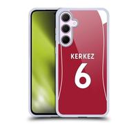 Head Case Designs Licenza Ufficiale Liverpool Football Club Milos Kerkez 2025/26 Giocatori Divisa Casa 1° Gruppo Custodia in Gel [Protezione di Grado Militare] Compatibile con Samsung Galaxy A35 5G