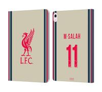 Head Case Designs Licenza Ufficiale Liverpool Football Club Mohamed Salah 2021/22 Giocatori Away Kit Gruppo 1 Custodia Portafoglio in Pelle Compatibile con Apple iPad Air 13 2024/2025