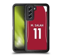 Head Case Designs Licenza Ufficiale Liverpool Football Club Mohamed Salah 2025/26 Giocatori Divisa Casa 1° Gruppo Custodia Antiurto Ultra Blindata Compatibile con Samsung Galaxy S21 Fe 5G