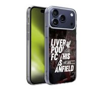 Head Case Designs Licenza Ufficiale Liverpool Football Club Nero 4 Das Ist Anfield Custodia in Gel [Protezione di Grado Militare] Compatibile con Apple iPhone 17 PRO Max