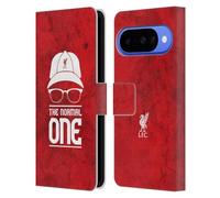 Head Case Designs Licenza Ufficiale Liverpool Football Club Normale Grunge Rosso Icone Klopp Custodia Portafoglio in Pelle Compatibile con Google Pixel 10