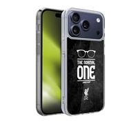Head Case Designs Licenza Ufficiale Liverpool Football Club Occhiali Grunge Nero Icone Klopp Custodia in Gel [Protezione di Grado Militare] Compatibile con Apple iPhone 17 PRO