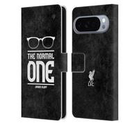 Head Case Designs Licenza Ufficiale Liverpool Football Club Occhiali Grunge Nero Icone Klopp Custodia Portafoglio in Pelle Compatibile con Google Pixel 10 Pro XL
