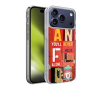 Head Case Designs Licenza Ufficiale Liverpool Football Club Placca Vintage Anfield Crest Non Camminerai Mai Solo Custodia in Gel [Protezione di Grado Militare] Compatibile con Apple iPhone 17 PRO
